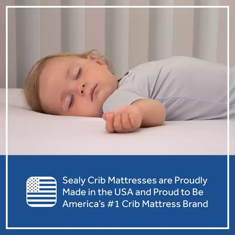 Breathable 2-Stage Crib Mattress and Toddler Mattress