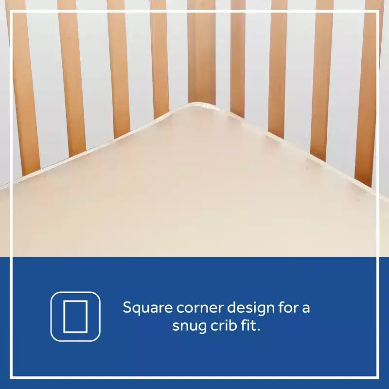 Breathable 2-Stage Crib Mattress and Toddler Mattress