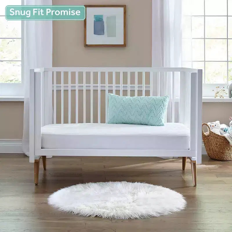 Breathable 2-Stage Crib Mattress and Toddler Mattress