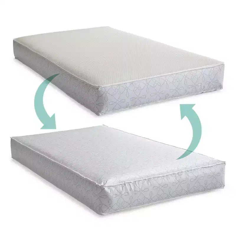 Breathable 2-Stage Crib Mattress and Toddler Mattress