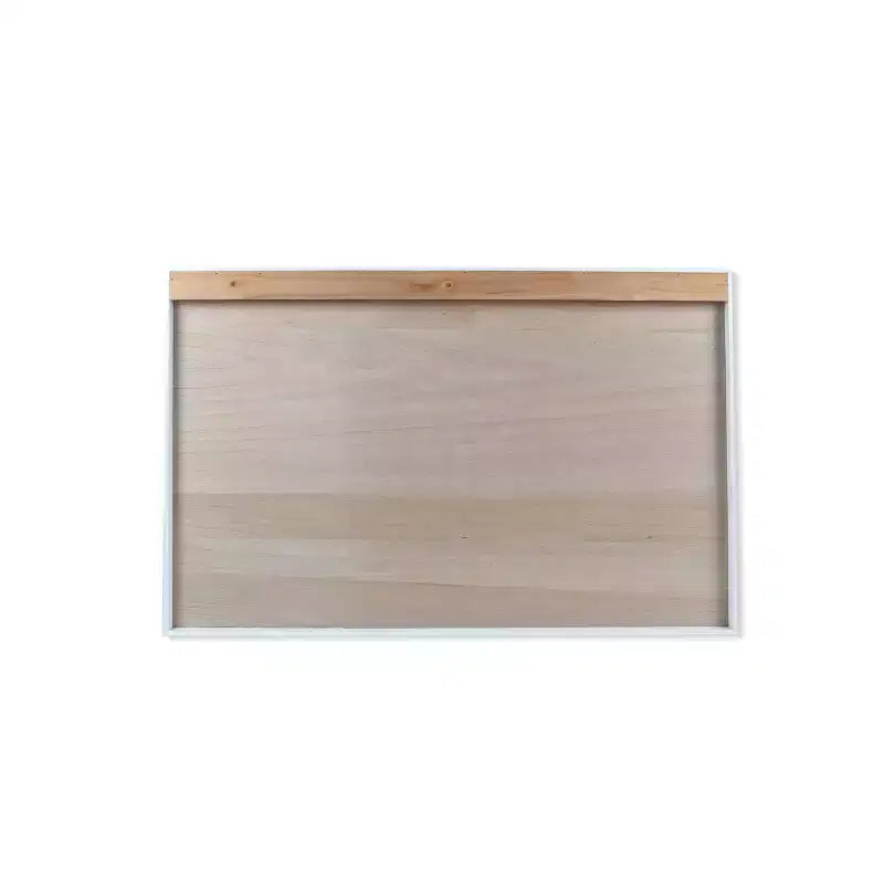 36" x 24" Murphy Desk White - Modern Wall Mounted, Open Storage Shelf, MDF Construction