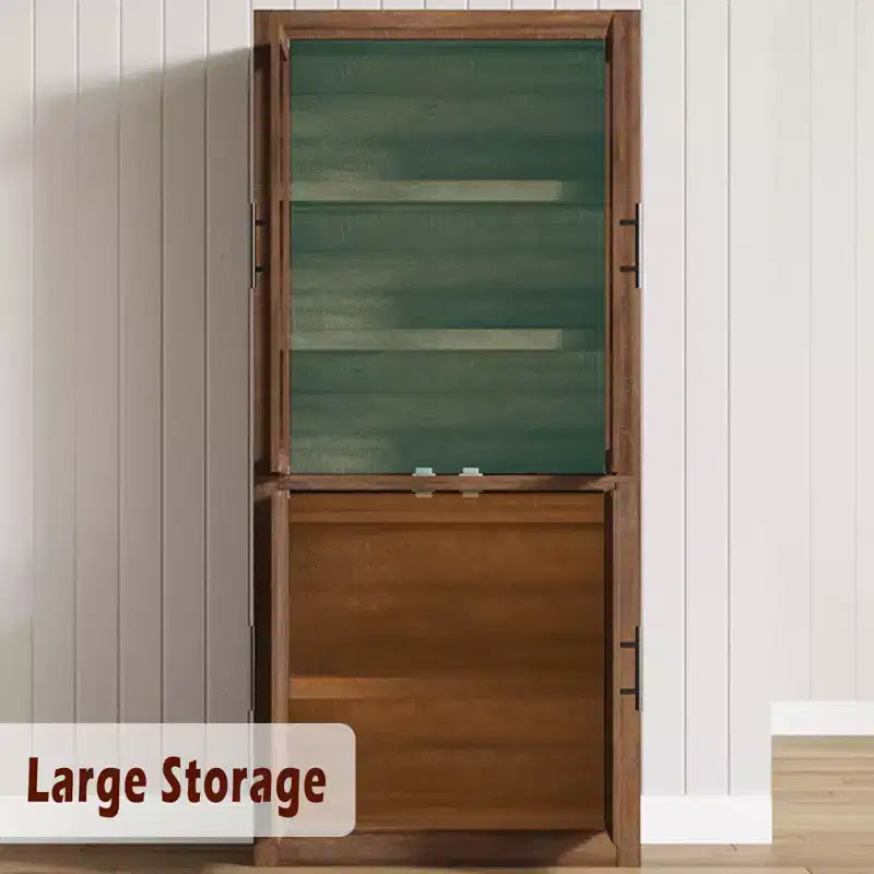 Tall Kitchen Pantry Storage Cabinet with 2 Doors & Adjustable Shelves, Pantry Cupboard & Large Storage Space for Dining & Living Room