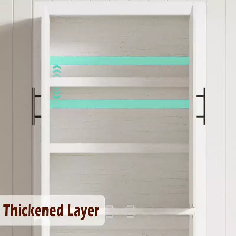 Tall Kitchen Pantry Storage Cabinet with 2 Doors & Adjustable Shelves, Pantry Cupboard & Large Storage Space for Dining & Living Room