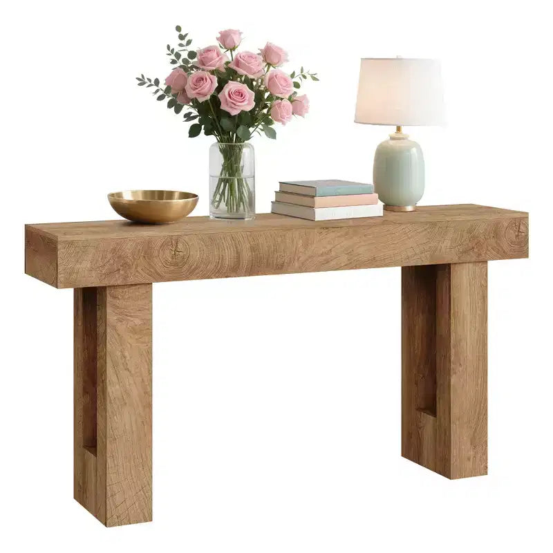 Console Tables for Entryway, Narrow Sofa Table, Rustic Narrow Entrance Front Door Table for Living Room, Hallway