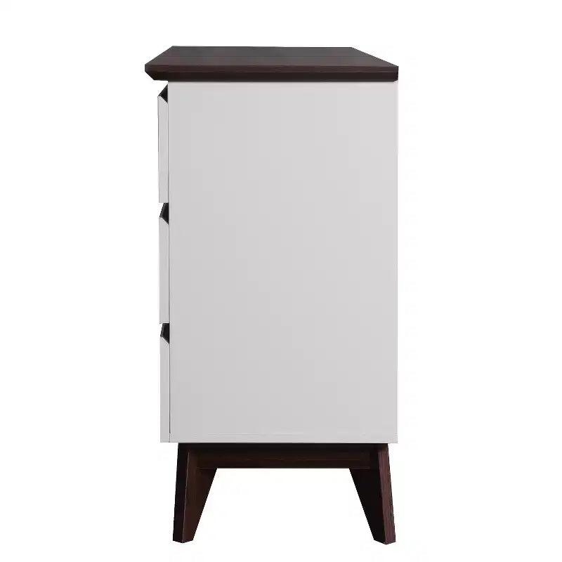 47" Modern Wooden Storage Dresser with 6 Drawers