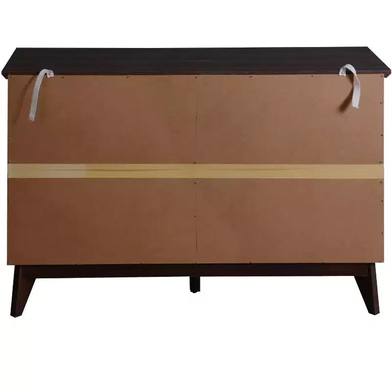 47" Modern Wooden Storage Dresser with 6 Drawers