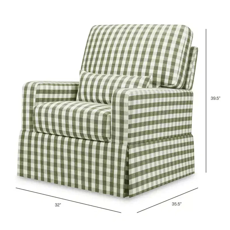 Pillowback Comfort Swivel Glider