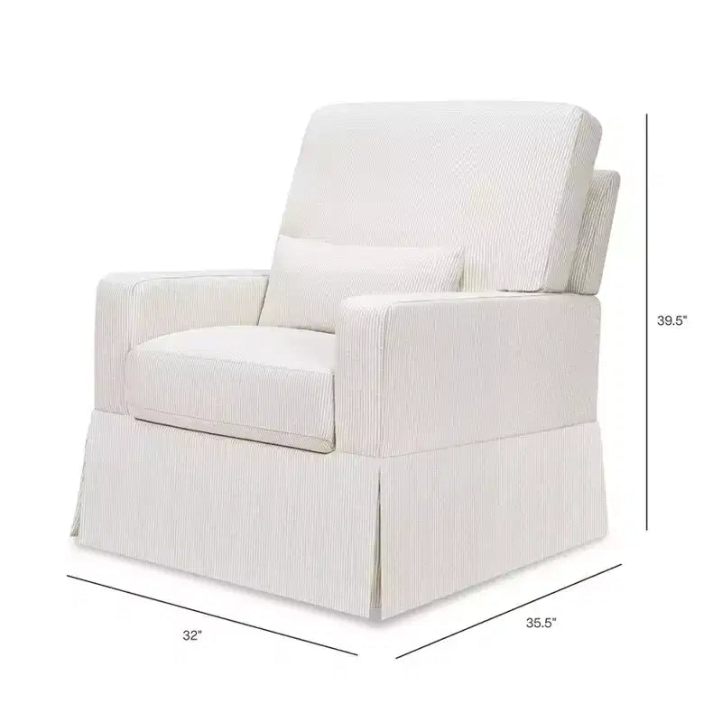 Pillowback Comfort Swivel Glider