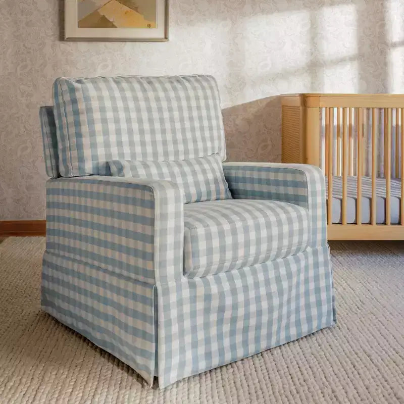 Pillowback Comfort Swivel Glider