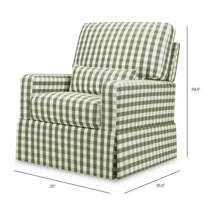 Pillowback Comfort Swivel Glider