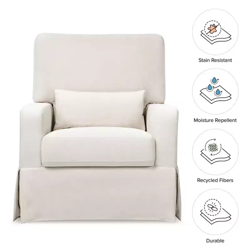 Pillowback Comfort Swivel Glider