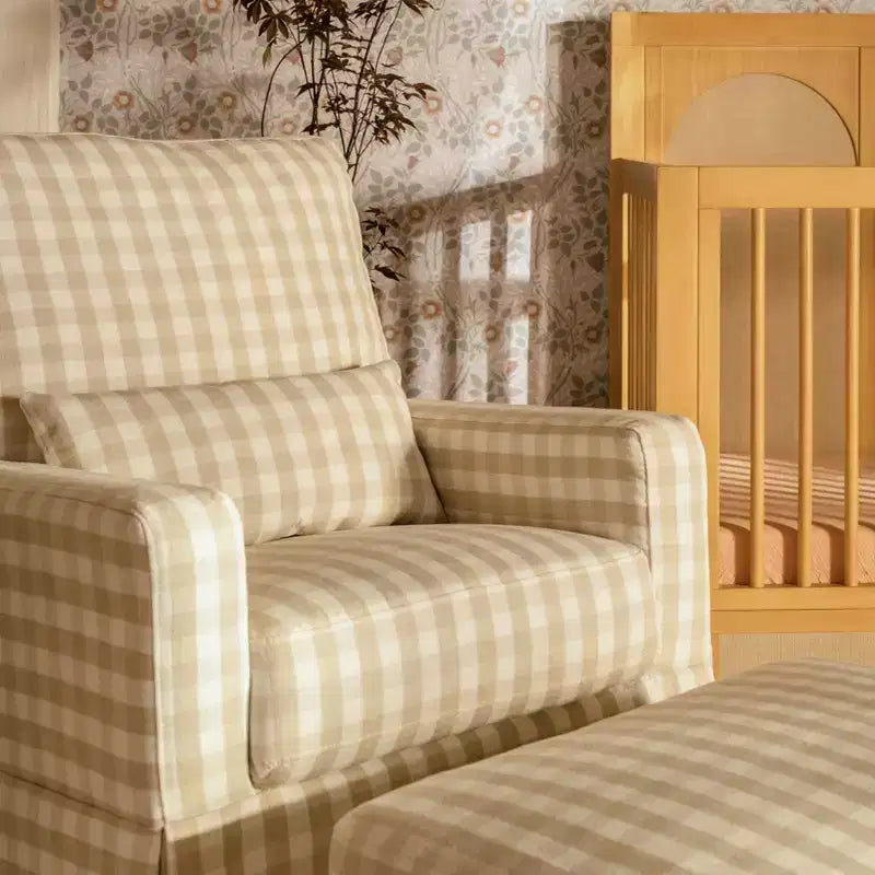 Pillowback Comfort Swivel Glider