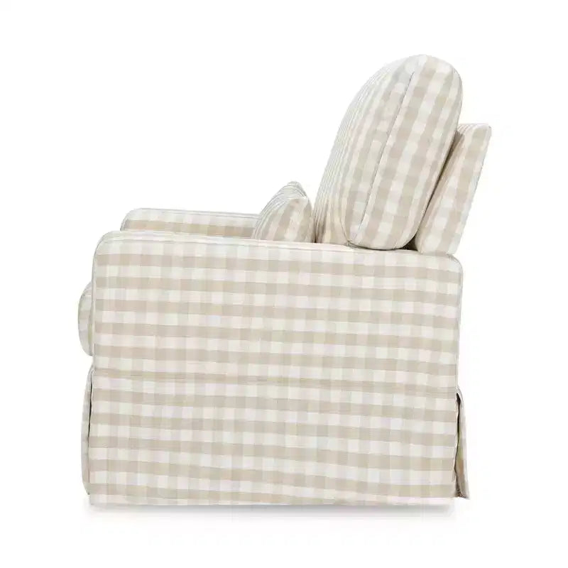 Pillowback Comfort Swivel Glider