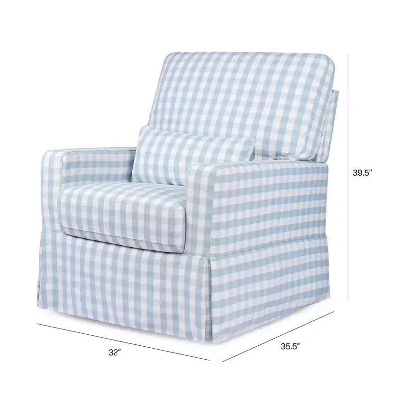 Pillowback Comfort Swivel Glider