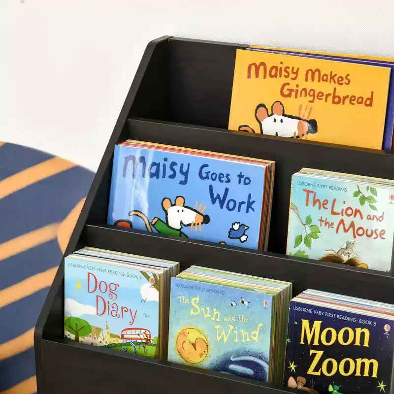 Kids Bookcase Multi-Shelf Rack Organizer with Storage Drawer