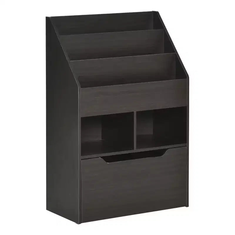 Kids Bookcase Multi-Shelf Rack Organizer with Storage Drawer