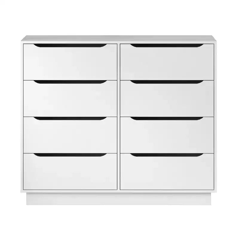 47" Modern Wooden Long Dresser with 8 Drawers
