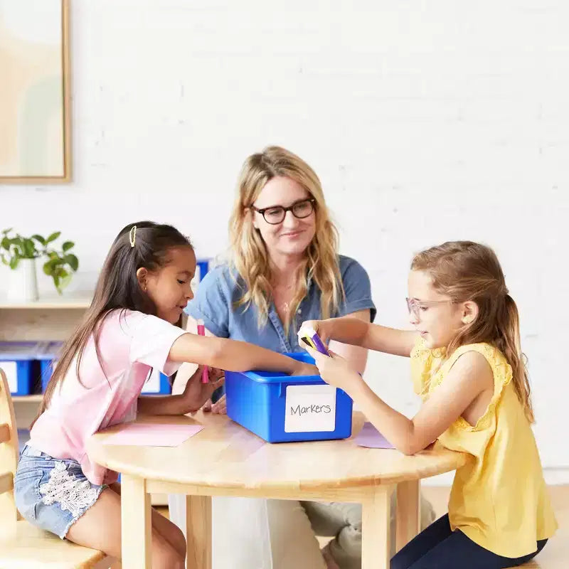 20-Compartment Mobile Storage Tower with 20 Cubby Bins, 5x4, Kids Furniture