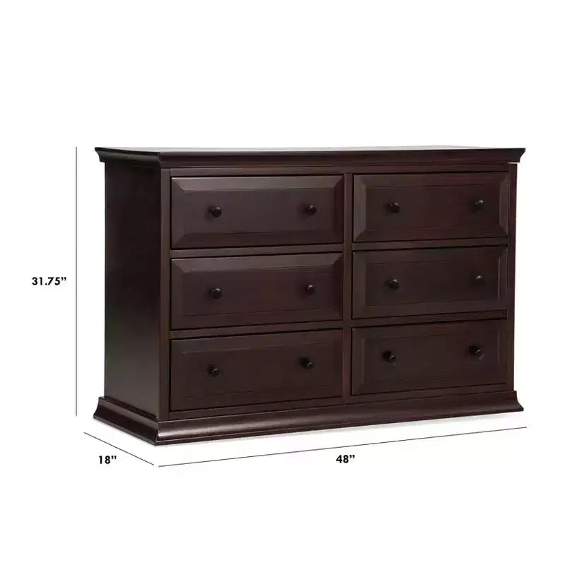 6-Drawer Double Dresser