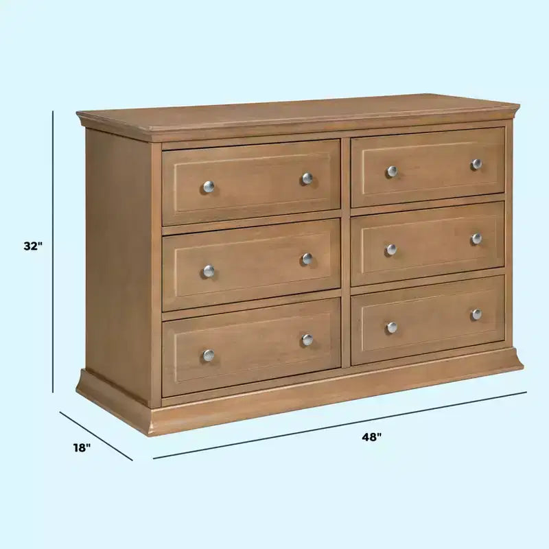 6-Drawer Double Dresser