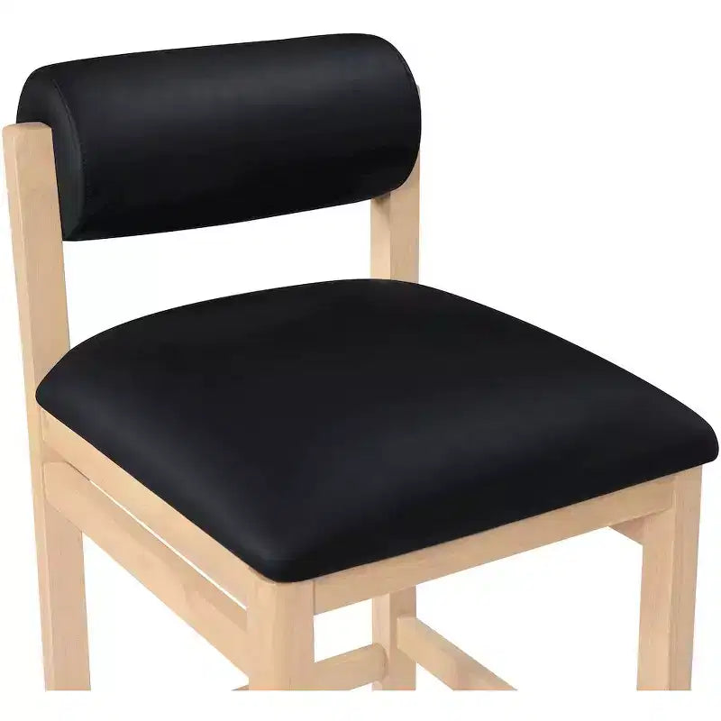 Vegan Leather Upholstered Counter Stool