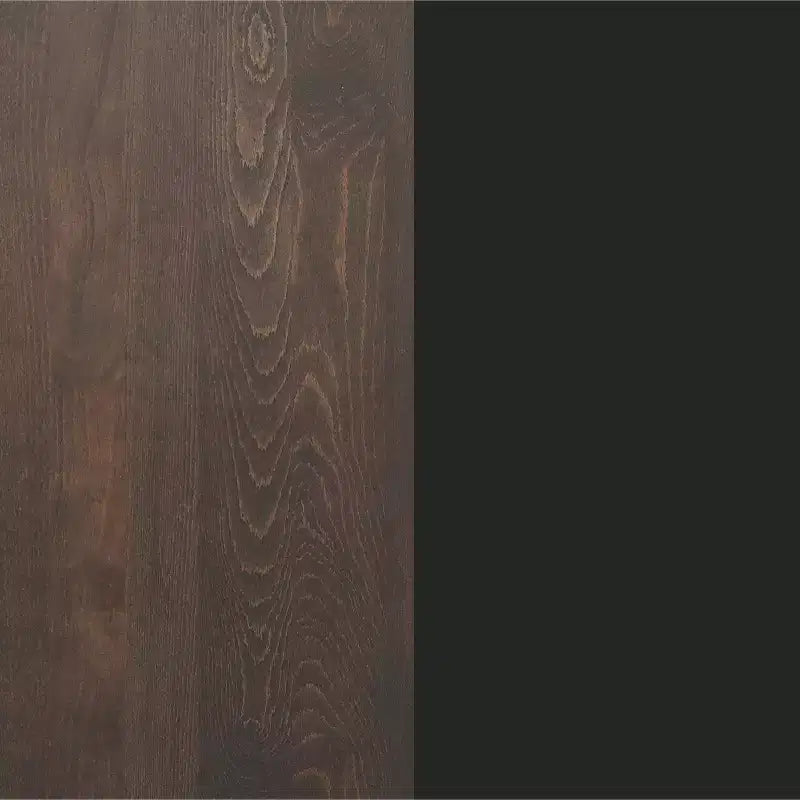 Round Solid Wood Commercial Indoor Tabletop with 22" x 22" Bar Height Rust-Resistant Cast Iron X-Base