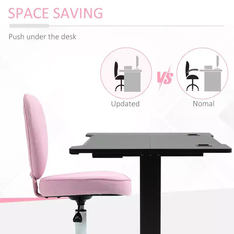 Heart Love Shaped Back Design Office Chair with Adjustable Height
